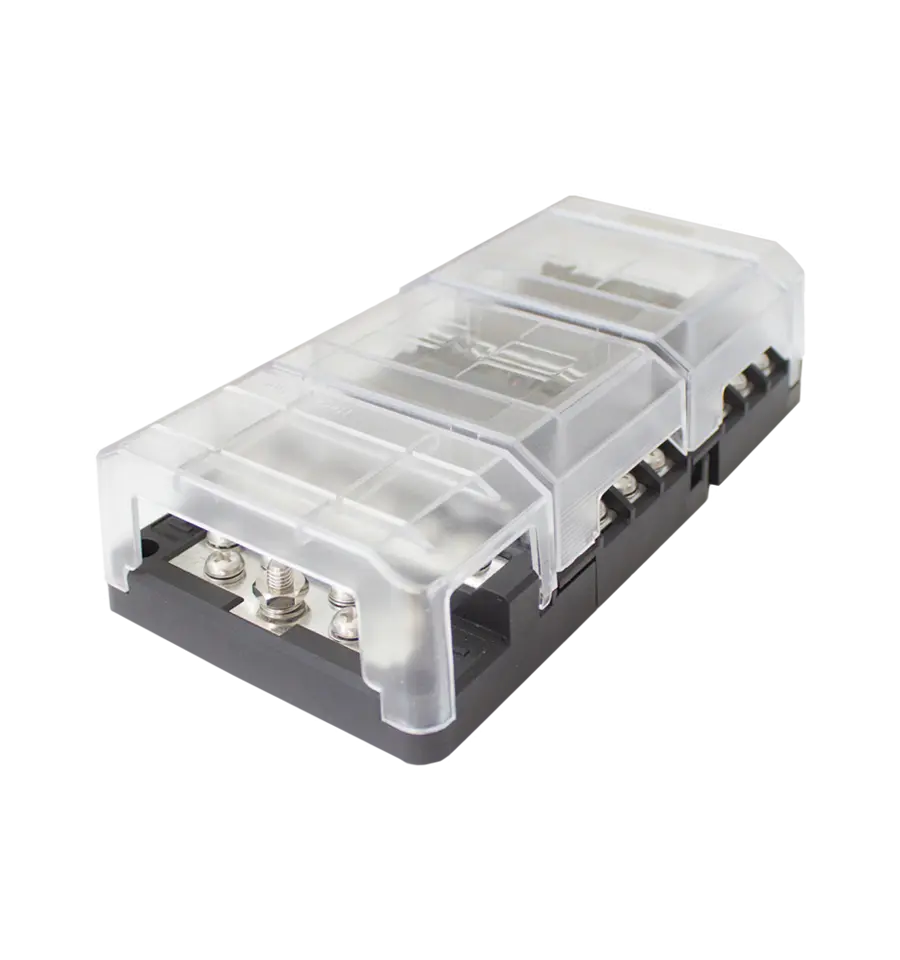 12-Way Fuse Box with Negative Bus & LED Fault Indicators - KT20033