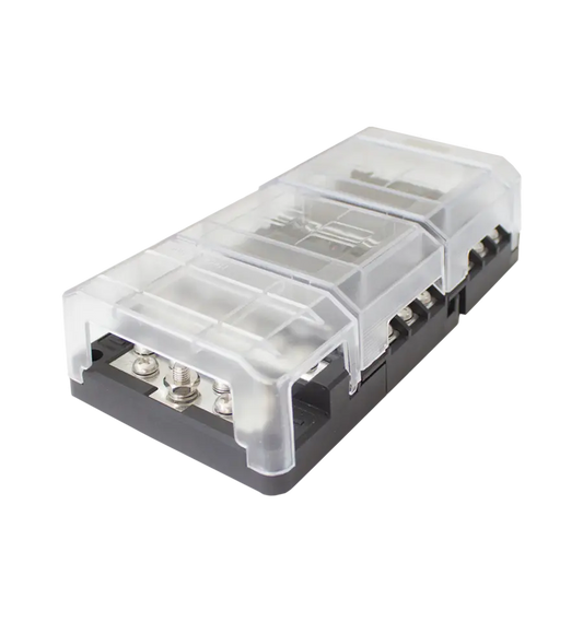 12-Way Fuse Box with Negative Bus & LED Fault Indicators - KT20033