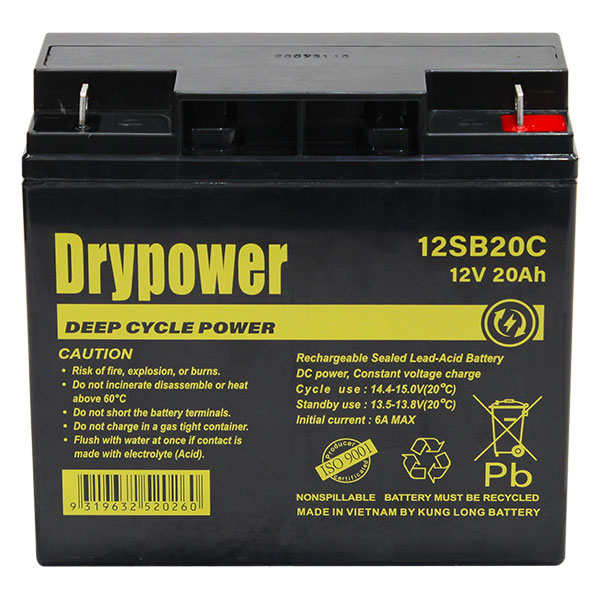 12V 20Ah Sealed Lead Acid Battery