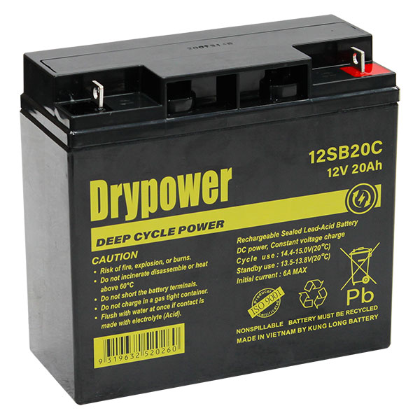 12V 20Ah Sealed Lead Acid Battery