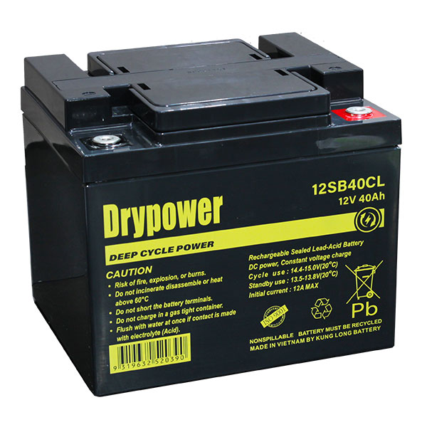 12V 40Ah Sealed Lead Acid Battery
