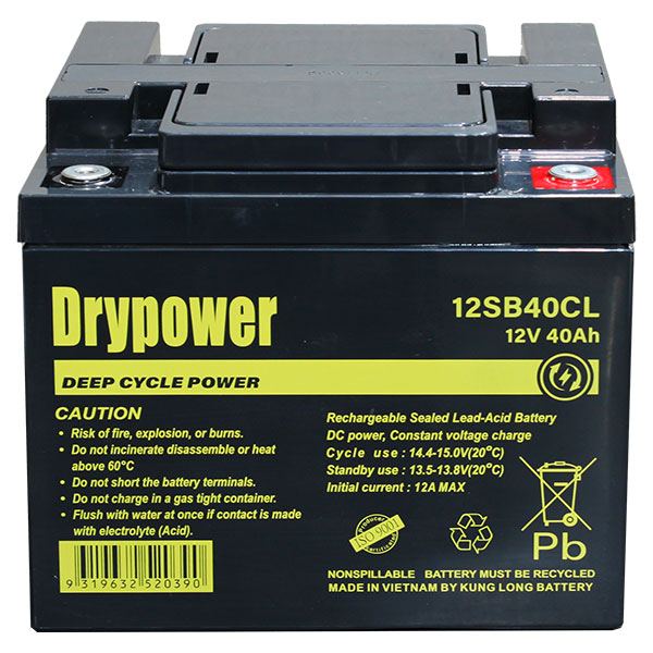 12V 40Ah Sealed Lead Acid Battery