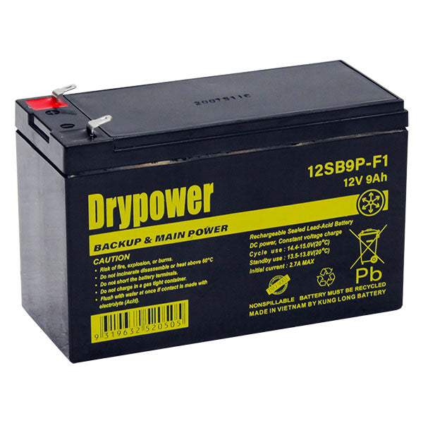 12SB9P-F1 Backup & Main Power Battery