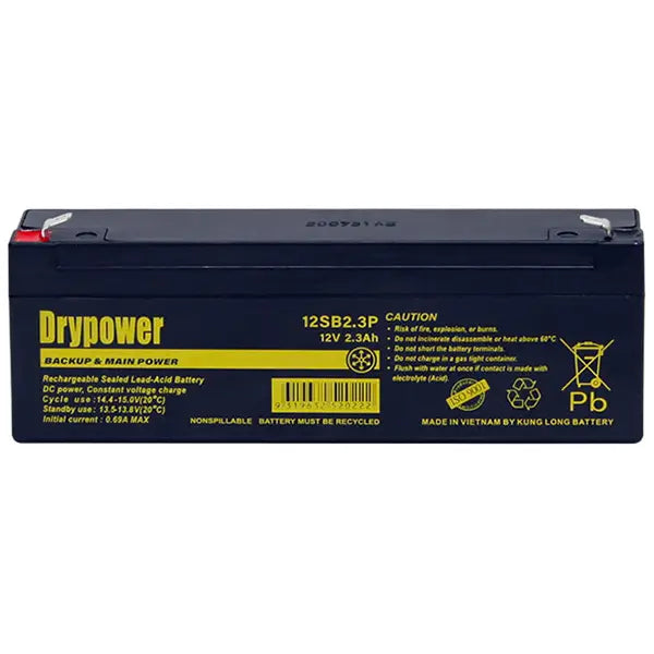 Drypower 12V 2.3Ah SLA Battery