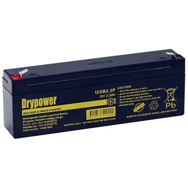 Drypower 12V 2.3Ah SLA Battery