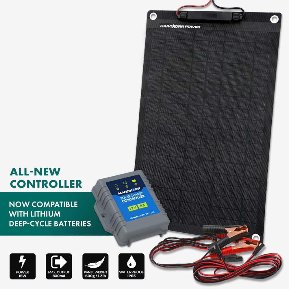 24v 15W Trickle Charger Solar Panel