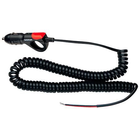 Pistol Grip Cigarette Lighter Plug with Spiral Lead
