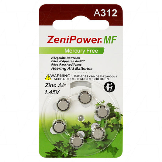 Hearing Aid Battery A312