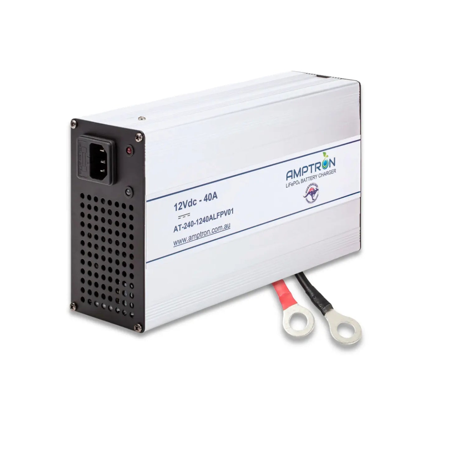 Amptron 12 V 40 A LiFePO₄ AC‑DC Battery Charger with Battery Wake‑Up