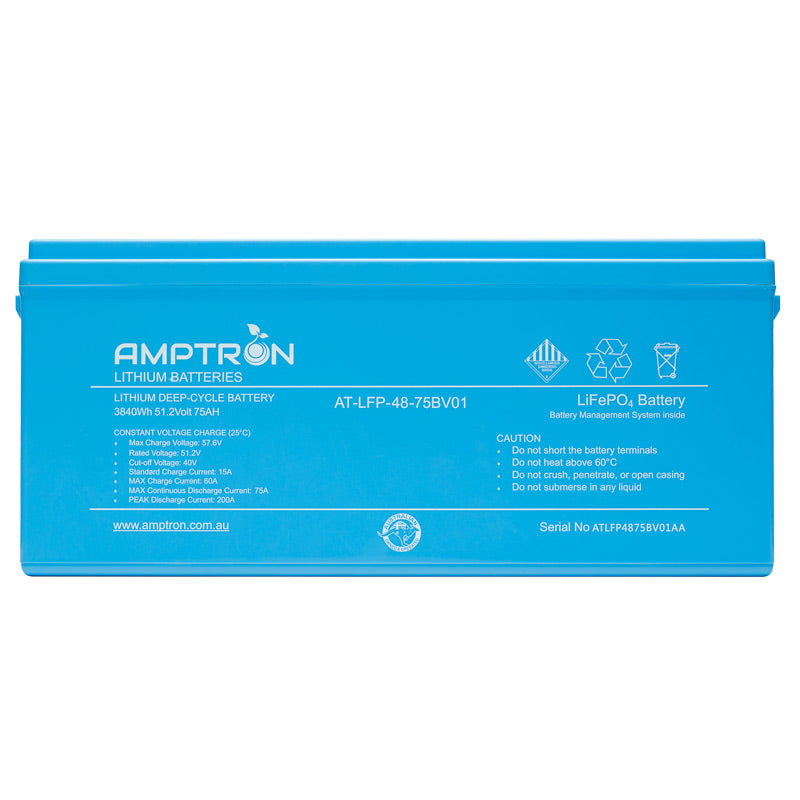 Amptron 48V 75Ah ABS LiFePO4 Battery