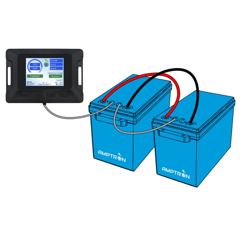 Amptron BluEdge LCD 2.4″ Full‑Colour RS485 BMS Display