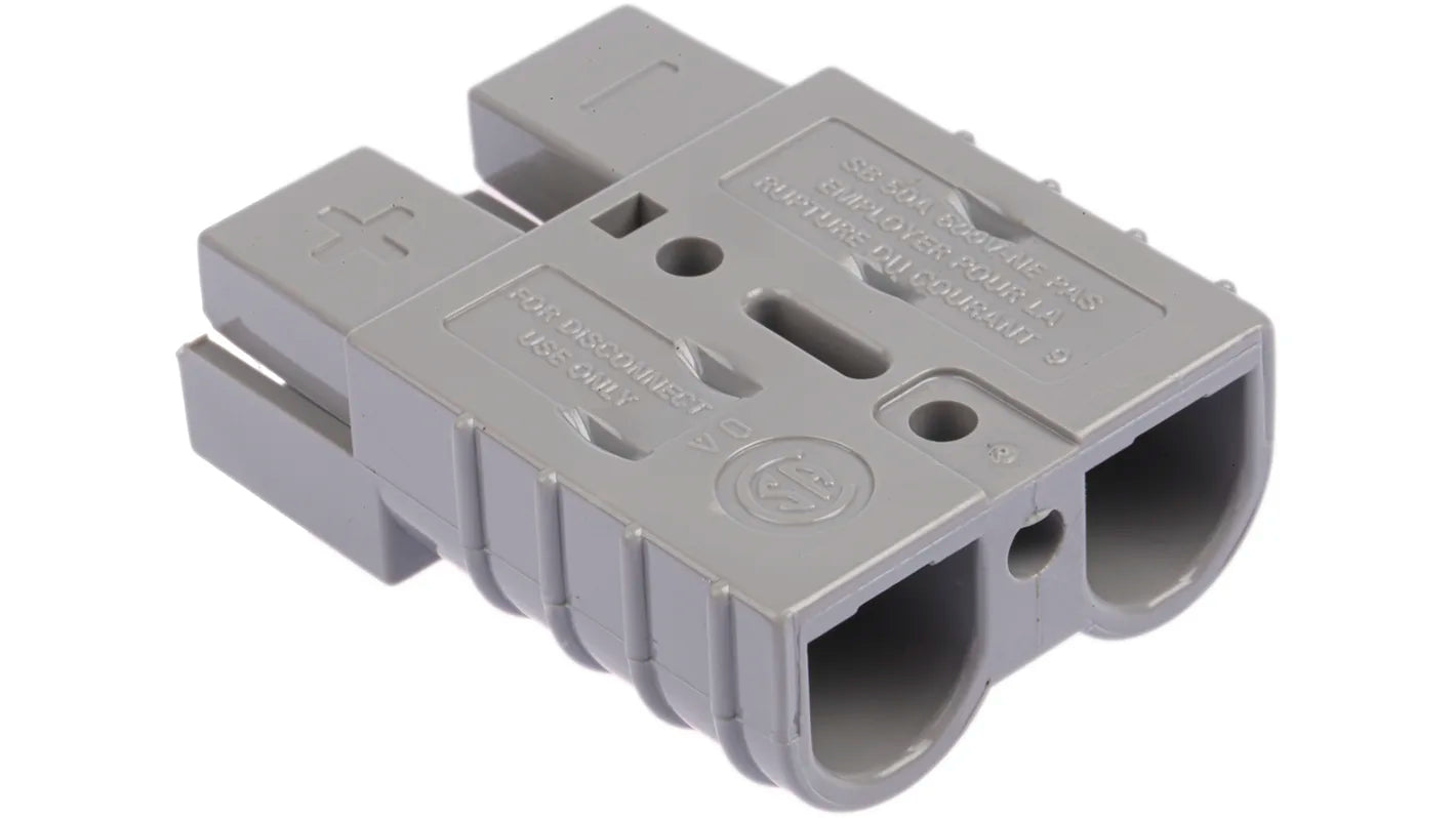Anderson SB‑50 50 A DC Power Connector (UL 120 A Hot‑Plug Rated)