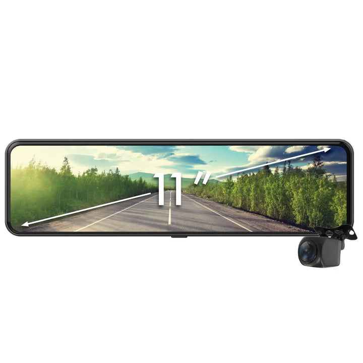 Autobacs 11 Inch Mirror Front & Rear DVR - EAGLE M