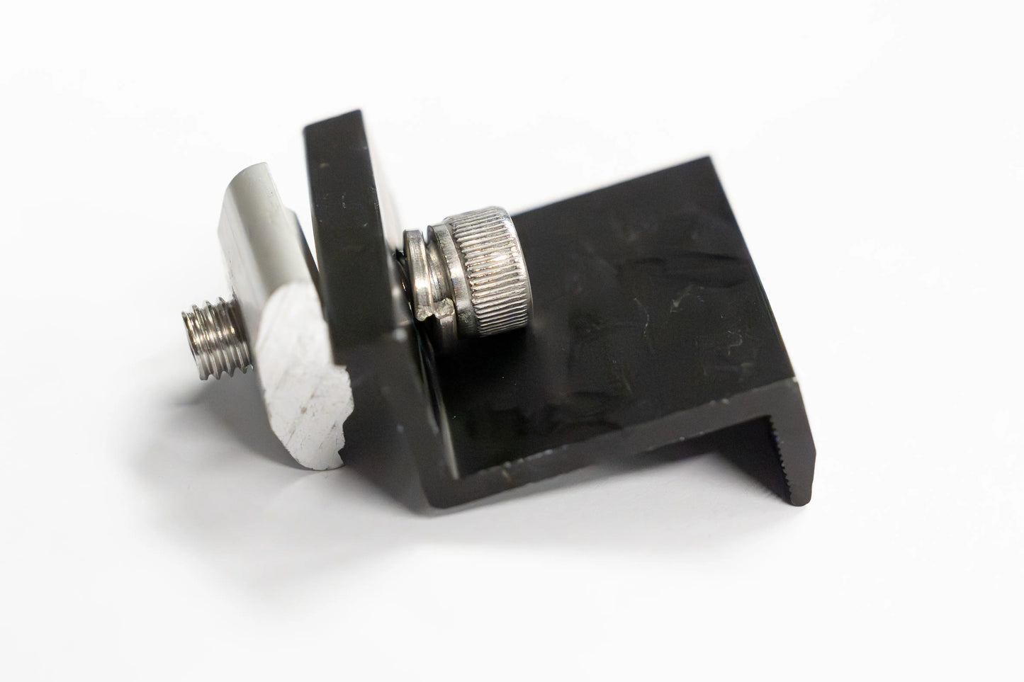 Battery Force Solar Panel Mounting Brackets - Pack of 4 (Anodised Black)