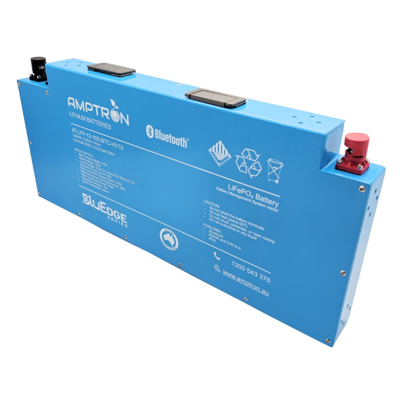 Amptron BluEdge 12V 105Ah / 180A Continuous Discharge LiFePO4 Blade Battery