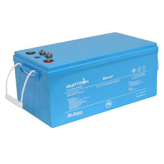 BluEdge 12V 400Ah / 200A Continuous Discharge LiFePO4 Battery with Bluetooth + RS485 + CAN bus