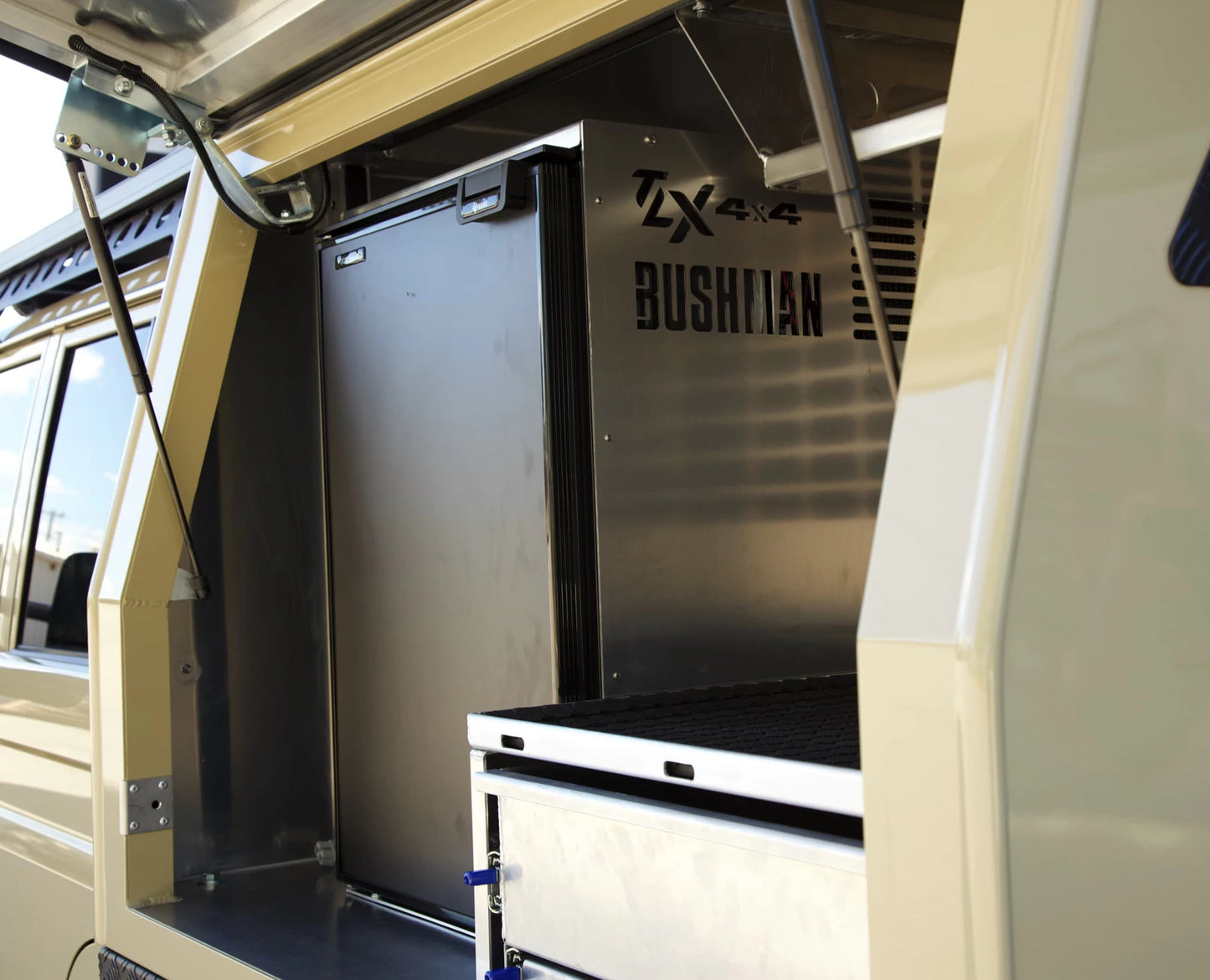 Bushman DC65-X Fridge Box - Protective Mounting Enclosure for 65L Upright Fridge