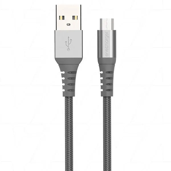 Enecharger USB-A to Micro USB Braided Fast Charging Cable - 1.2m