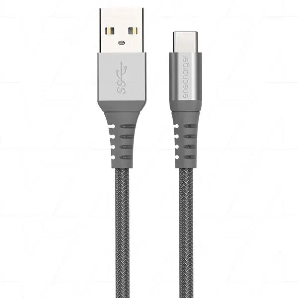 USB-A to USB-C Braided Charge & Sync Cable - Fast Charging 2.4A
