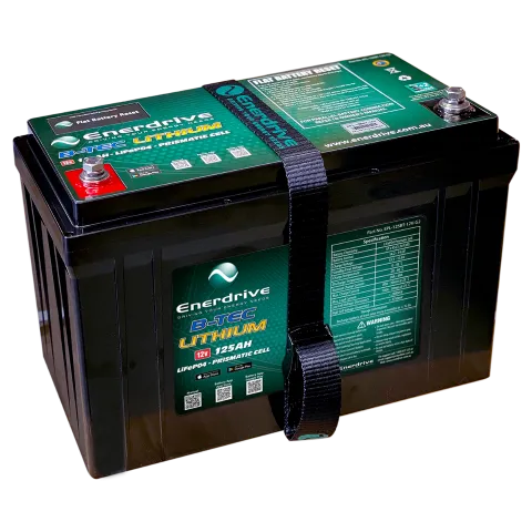 Enerdrive B-TEC 125amp / 12v LiFePO4 Battery Gen2