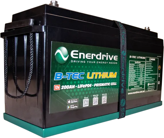 Enerdrive B-TEC 200amp / 12v LiFePO4 Battery BT Gen2