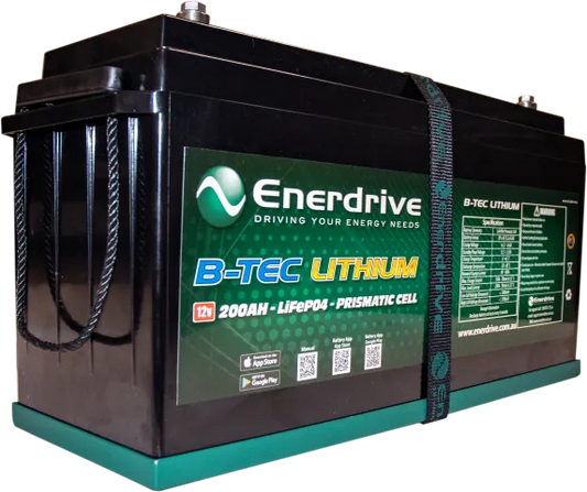 Enerdrive B-TEC 200amp / 12v LiFePO4 Battery BT Gen2