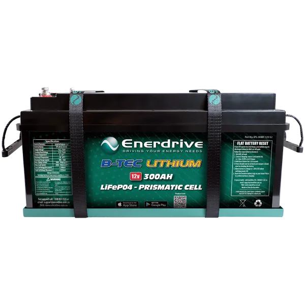 Enerdrive B-TEC 300amp / 12v LiFePO4 Battery Gen2