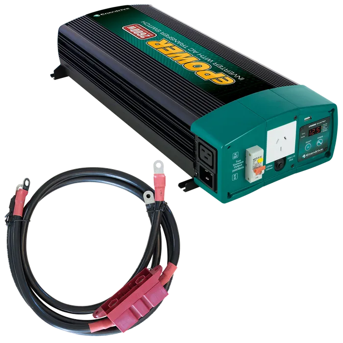Enerdrive ePOWER 2600W-X Inverter + DC Cable Pack