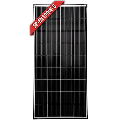 Enerdrive Solar Panel - 190w Mono Black Frame