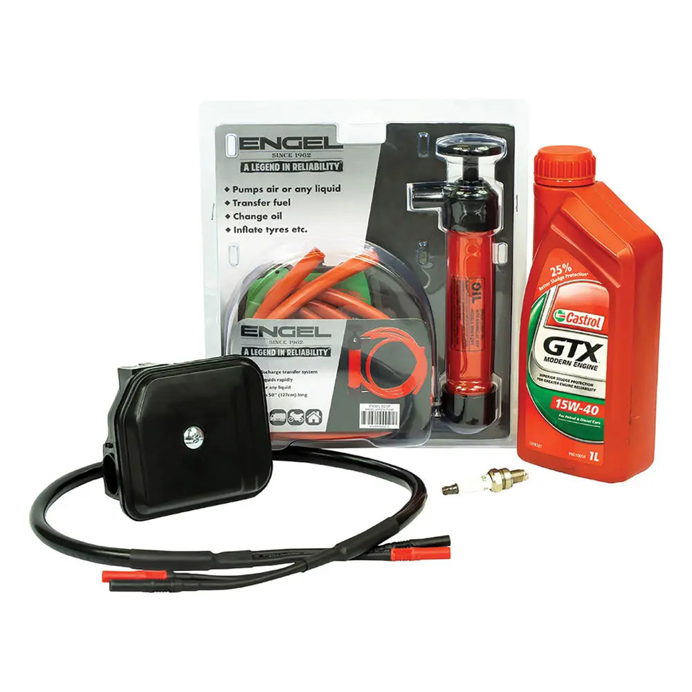 Engel R3000iE 3000W Inverter Generator (Electric Start, 240V) + EGSK3000 Service Kit - Bundle