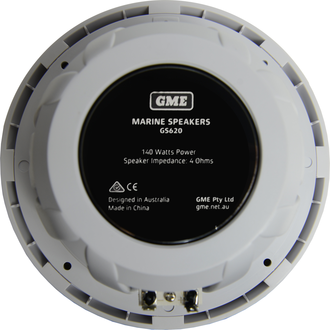 GME 140 Watt IP54 Marine Flush Mount Speakers
