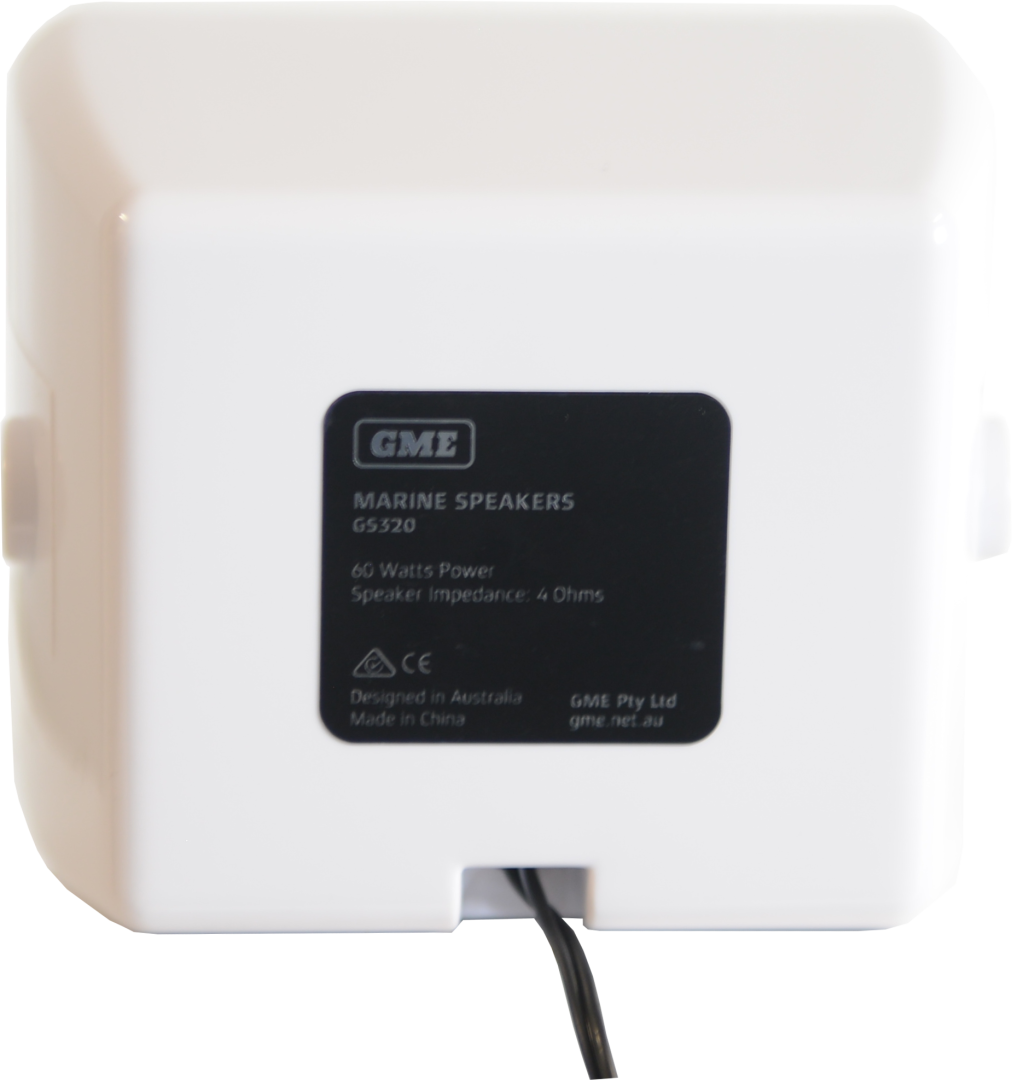 GME 60 Watt IP54 Marine Box Speakers