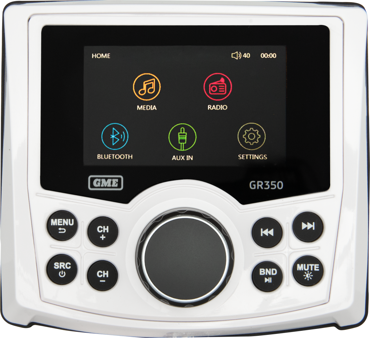 GME Bluetooth AM/FM Marine Stereo - White