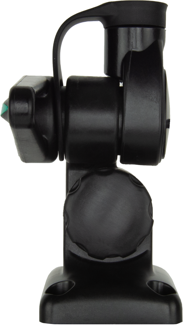 GME Double Swivel Rectangular Antenna Base - Suit AW36xx whips - Black
