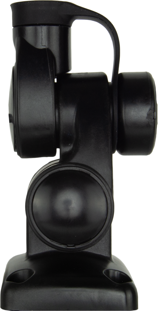 GME Double Swivel Rectangular Antenna Base - Suit AW36xx whips - Black