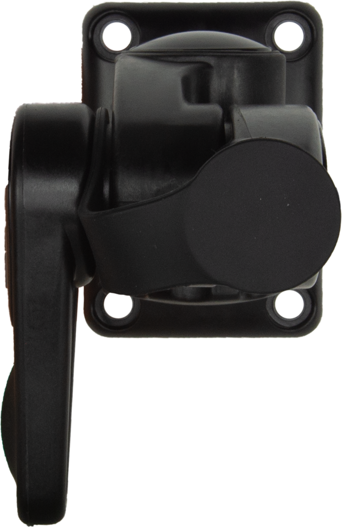 GME Double Swivel Rectangular Antenna Base - Suit AW36xx whips - Black