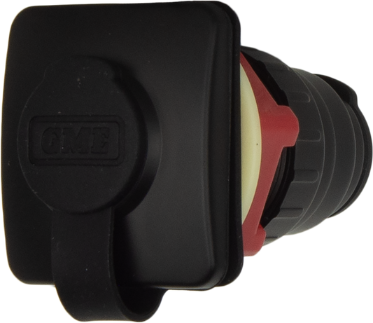 GME Flush Mount Microphone socket - Suit GX400 / GX700 - Black