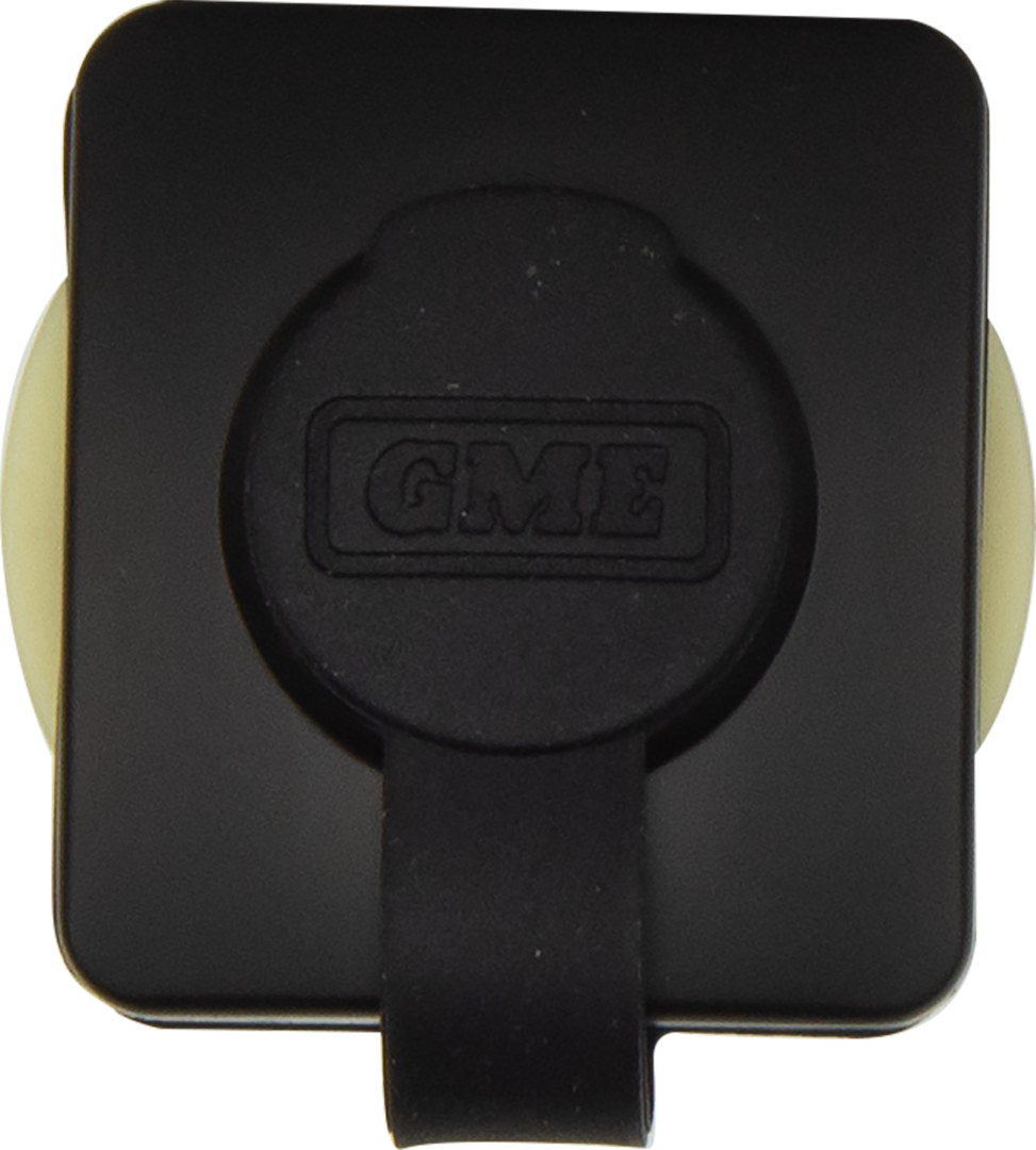 GME Flush Mount Microphone socket - Suit GX400 / GX700 - Black