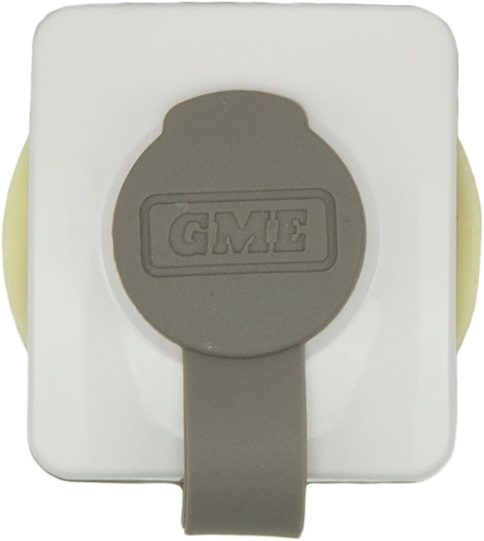 GME Flush Mount Microphone socket - Suit GX400 / GX700 - White