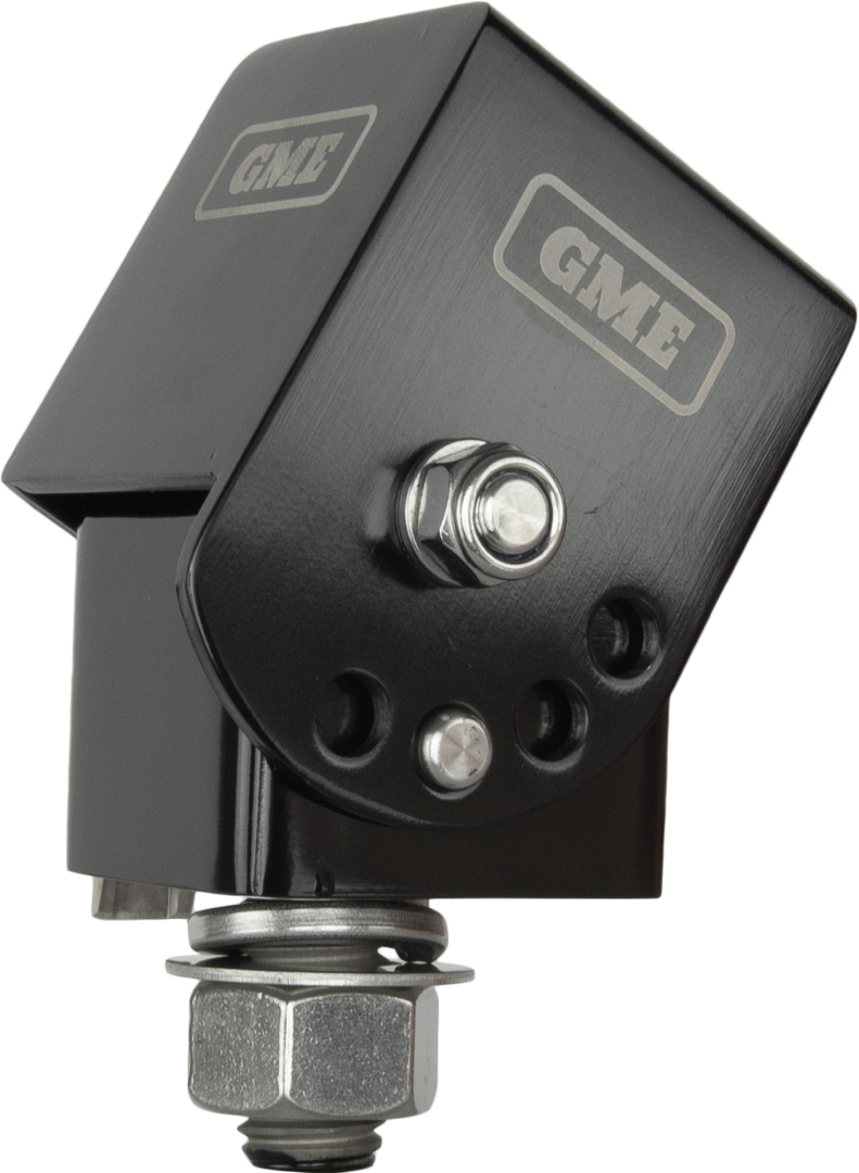 GME Fold-Down Antenna Mounting Bracket - Black