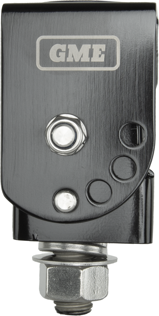 GME Fold-Down Antenna Mounting Bracket - Black