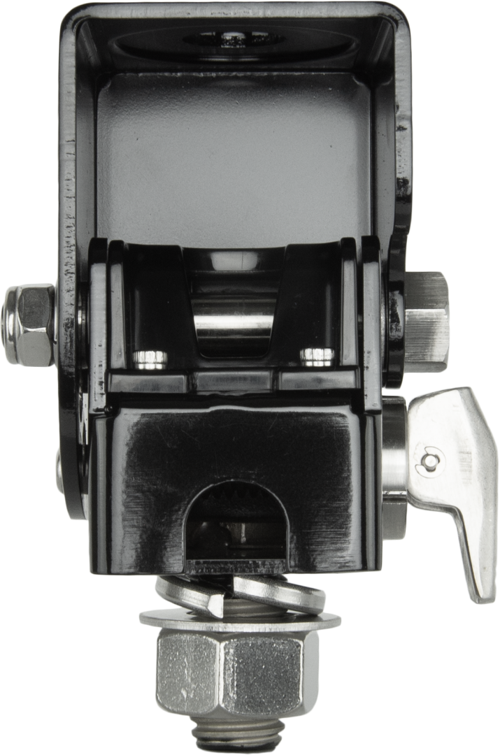 GME Fold-Down Antenna Mounting Bracket - Black