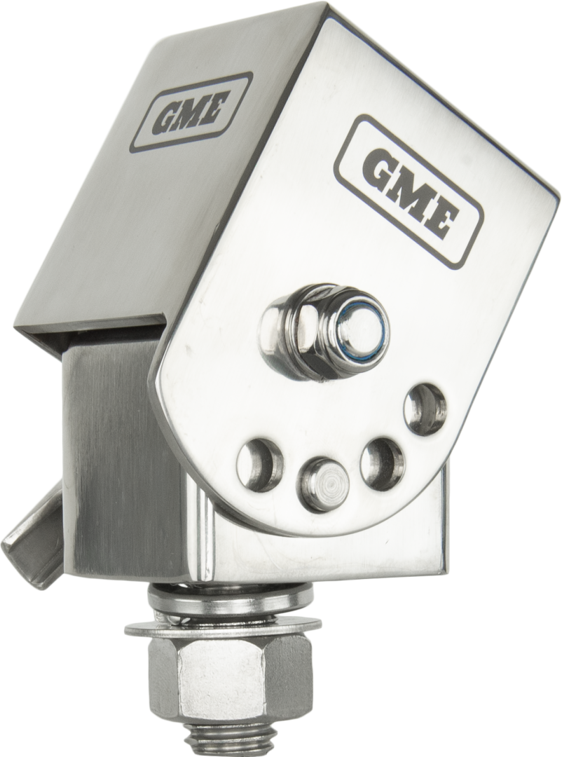 GME Fold-Down Antenna Mounting Bracket - Stainless Steel