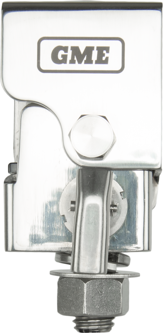 GME Fold-Down Antenna Mounting Bracket - Stainless Steel
