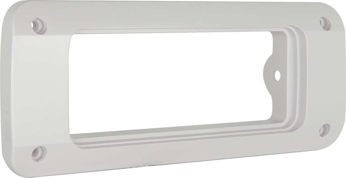 Large Flush Mount Bracket - Suit GX400 / GX700 - White