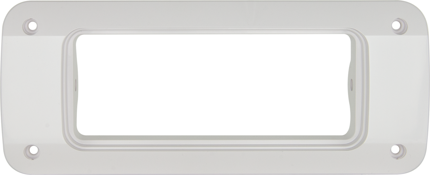 Large Flush Mount Bracket - Suit GX400 / GX700 - White