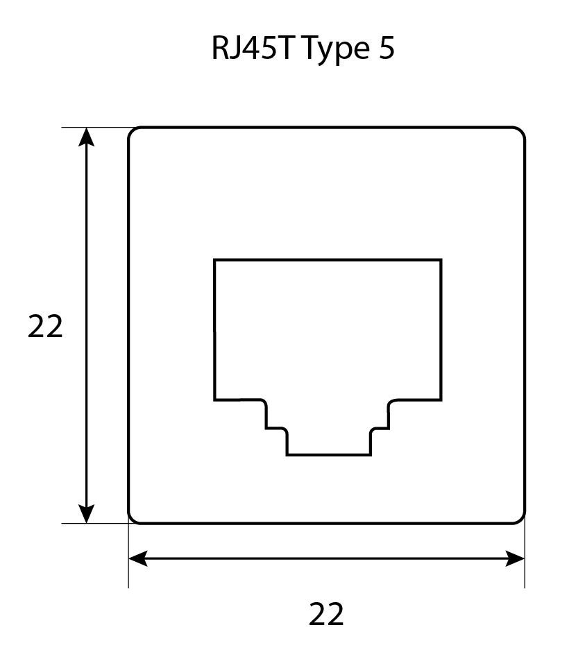 GME RJ45 Pass-Through Adaptor - Toyota