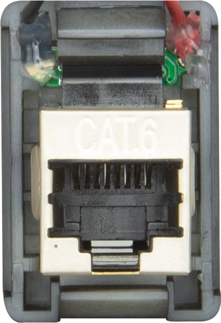 GME RJ45 Pass-Through Adaptor - Type 1 (White)