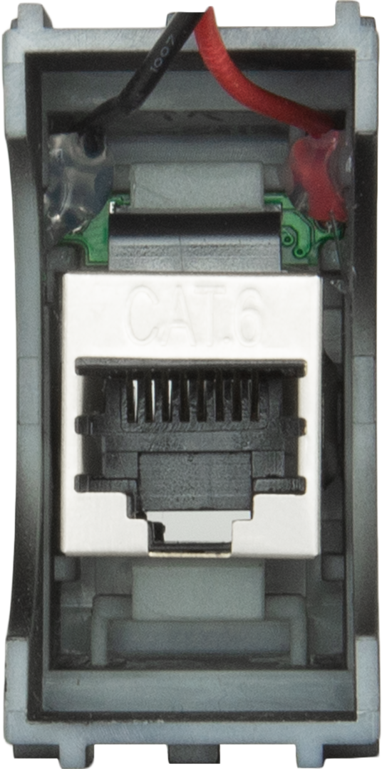 RJ45 Pass-Through Adaptor - Type 3 (White)