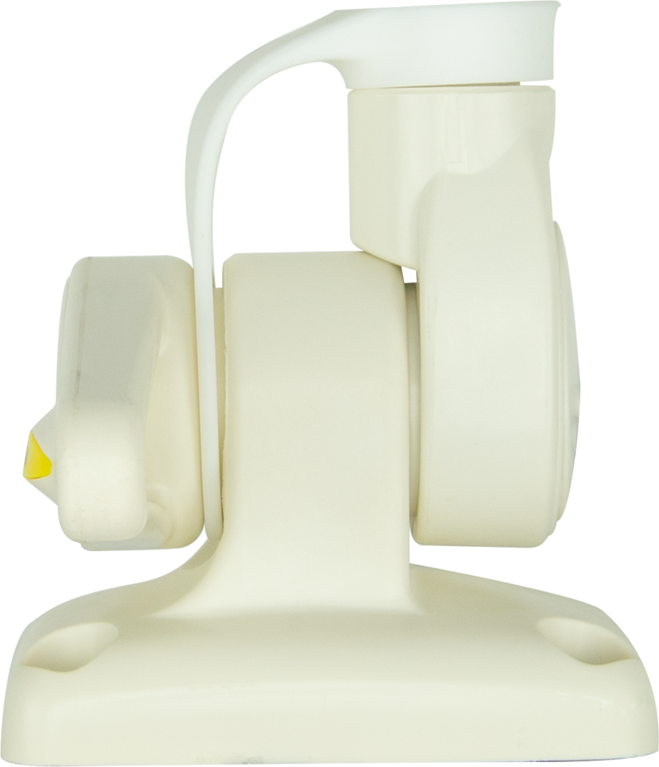 GME Single Swivel Rectangular Antenna Base - Suit AW36xx Whips - White